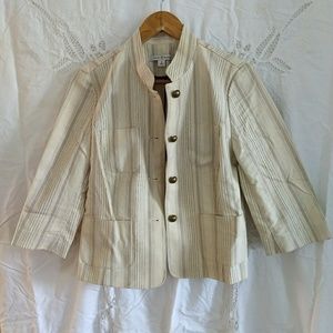 Cropped cotton jacket
